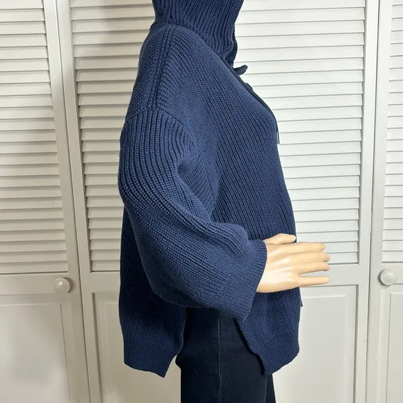 NWT TUCKERNUCK MSRP $198 Navy Knit Declan Pullover Small