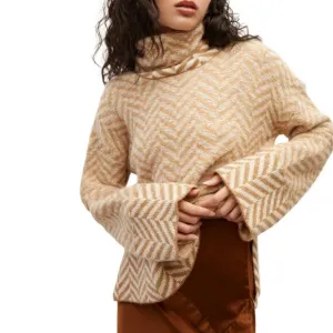 NWT Veronica Beard Bologna Herringbone Knit Sweater Size Medium
