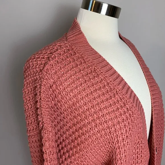 NWTs Boutique Waffle Knit Cardigan