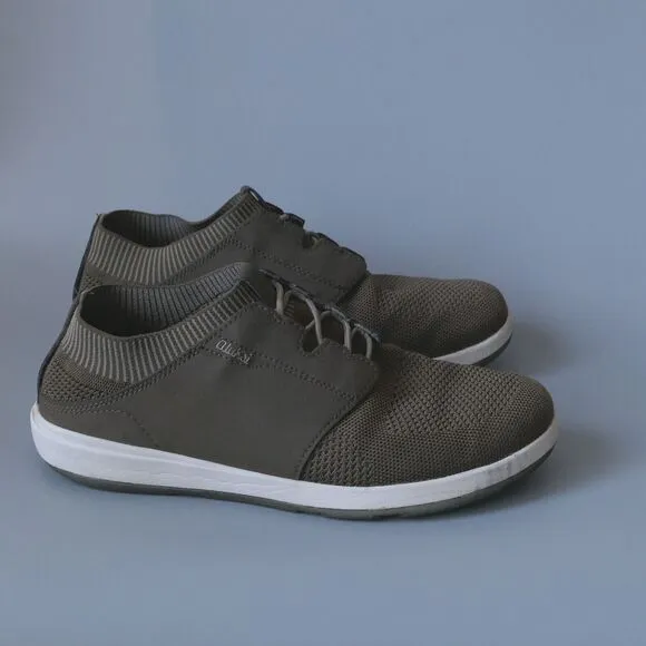 OluKai Makia Ulana Kai Olive Green Mesh Slip On Sneakers Men’s Size 8 Pre EUC