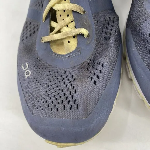 On Cloud Cloudflow Running Shoes Sneakers Women's Size 9 Gray Yellow