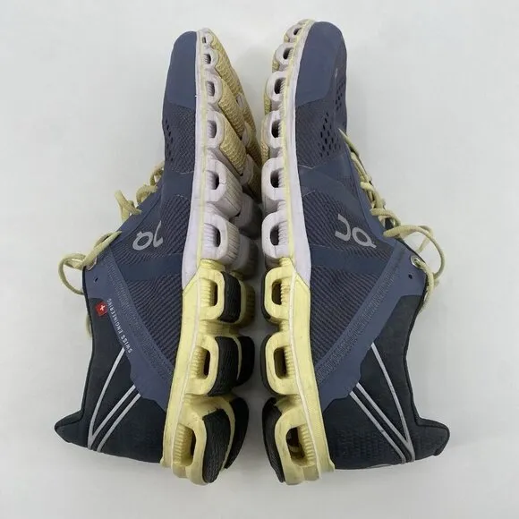 On Cloud Cloudflow Running Shoes Sneakers Women's Size 9 Gray Yellow