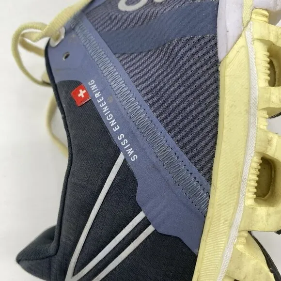 On Cloud Cloudflow Running Shoes Sneakers Women's Size 9 Gray Yellow