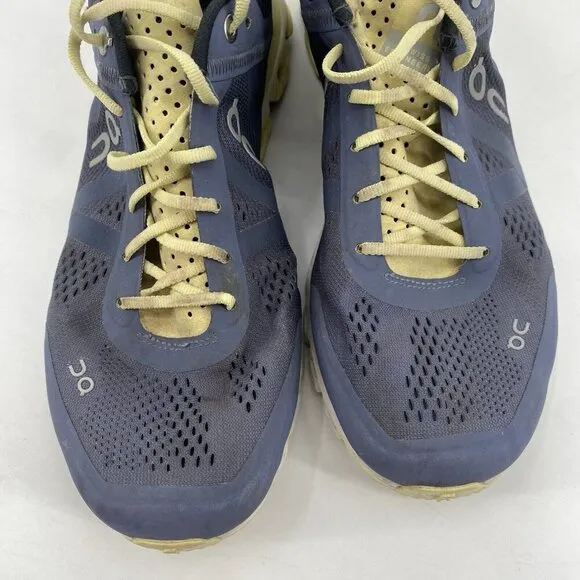 On Cloud Cloudflow Running Shoes Sneakers Women's Size 9 Gray Yellow