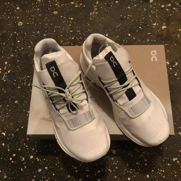 On Cloudnova Sneakers White Mineral Style 26.98989