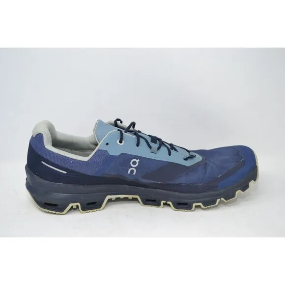 On Cloudventure RUNNING Shoes Men's 14 Blue Trail Hiking Denim/Midnight 32.99049
