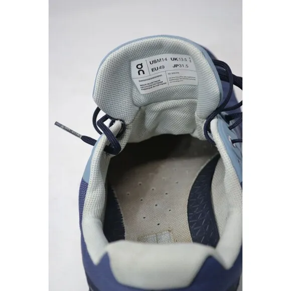 On Cloudventure RUNNING Shoes Men's 14 Blue Trail Hiking Denim/Midnight 32.99049