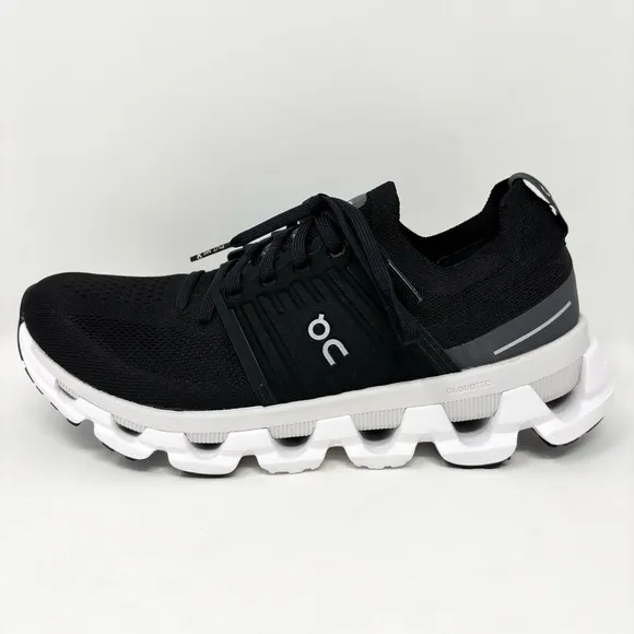 ON-RUNNING Cloudswift 3 Mesh Sneakers Black Size 8 New