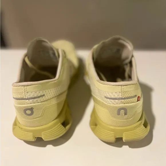 ON Women's Cloud X Sneakers, Glade/Citron, Yellow,  8.5 Medium US