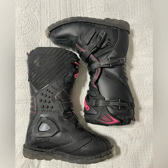 O'Neal Rider MX Boots - Motocross Dirt Bike Off-Road Enduro ATV Youth Gear Sz 4