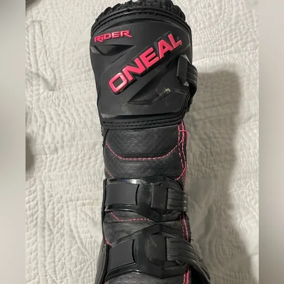 O'Neal Rider MX Boots - Motocross Dirt Bike Off-Road Enduro ATV Youth Gear Sz 4