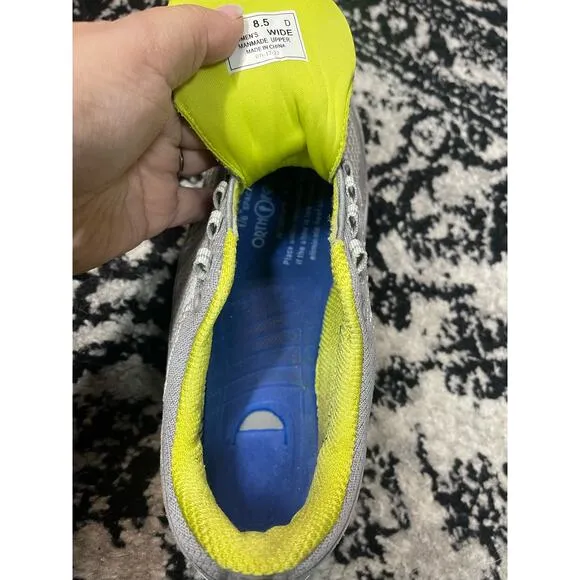 Orthofeet Biofit Coral Stretch Knit Sneakers Women's Size 8.5 WIDE