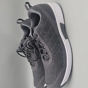 Orthofeet Lava Stretch Knit Grey Orthopedic Comfort Sneakers 12 MEDIUM