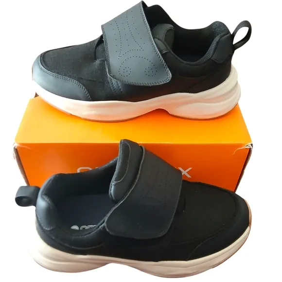 ORTOREX Womens Black Orthopedic Diabetic Walking Edema-Size 11