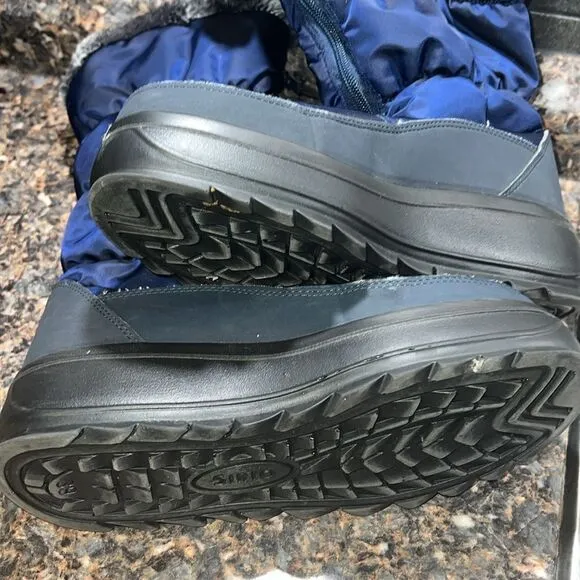 Pajar Canada &quot;Toboggan 2.0&quot; Tall Nylon Boots dark blue size 8.5
