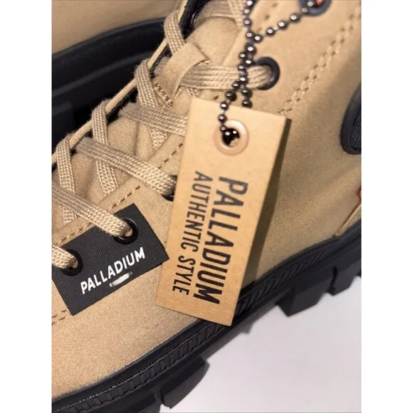 PALLADIUM Revolt Hi Tx, in Olive. NEW IN BOX! Women Size 7/EU 38 🌱 Vegan