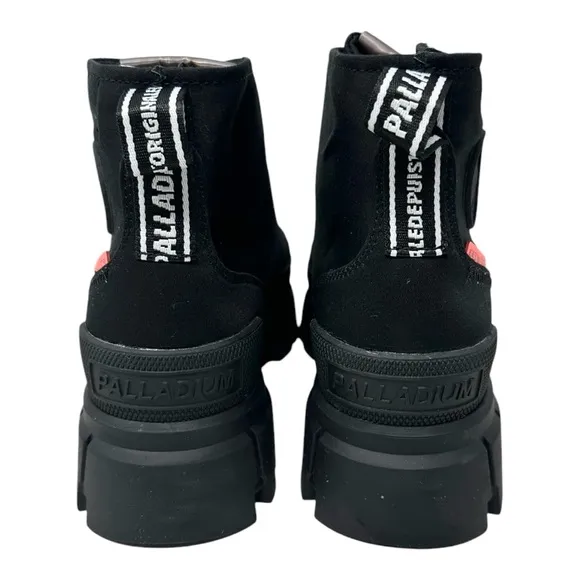 Palladium Women’s Revolt Hi TX Round Toe Hiking Boots 97242-010-M Black Size 8