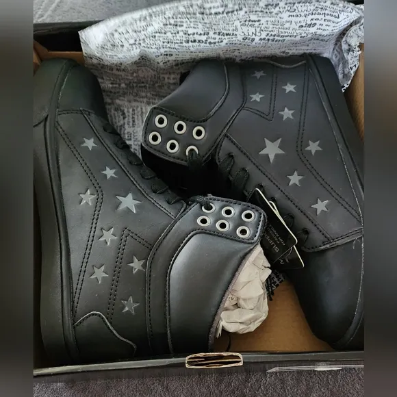 Pastry Pop Tart Star Kids #1 Dance Sneaker- Black