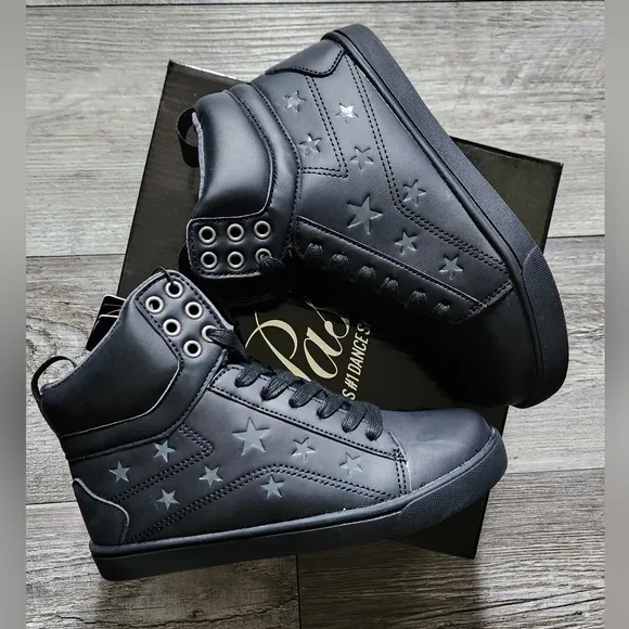 Pastry Pop Tart Star Kids #1 Dance Sneaker- Black