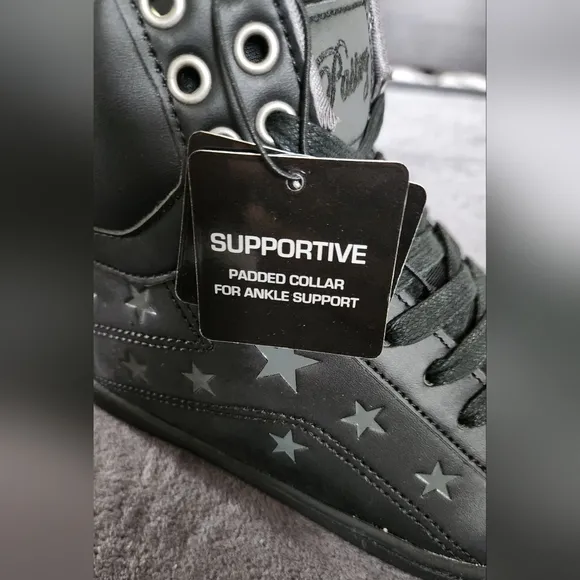 Pastry Pop Tart Star Kids #1 Dance Sneaker- Black