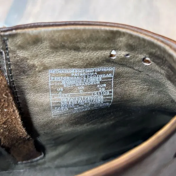 Patagonia Better Clog Leather Women’s Lightweight Boots Size 8