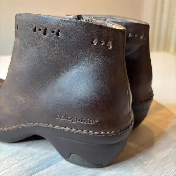 Patagonia Better Clog Leather Women’s Lightweight Boots Size 8