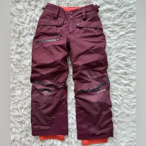 Patagonia Girl’s Snowbelle Pants Chicory Red Size XS