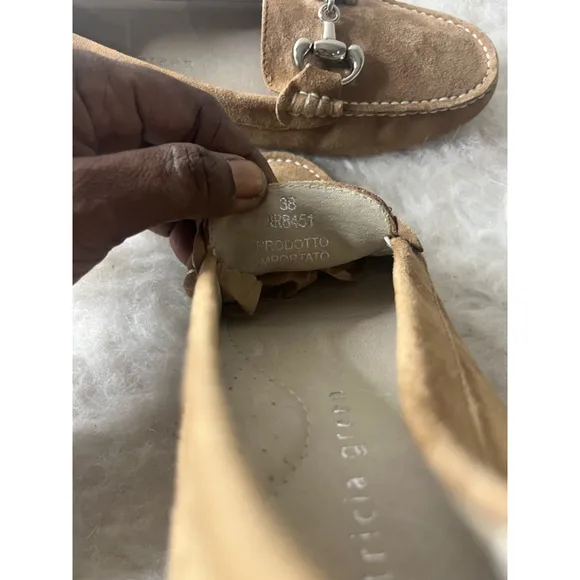 Patricia Green Caroline Horsebit Driver Handcrafted Moccasins Women Size 38/7.5