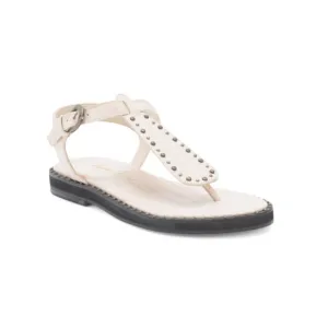 PAULA TORRES Beige Made In Brazil Leather Austin Sandals