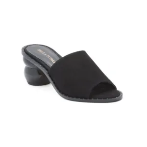 PAULA TORRES Black Made In Brazil Suede Cordoba Sandals