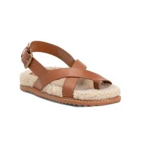 PAULA TORRES Caramel Leather Genova Flats