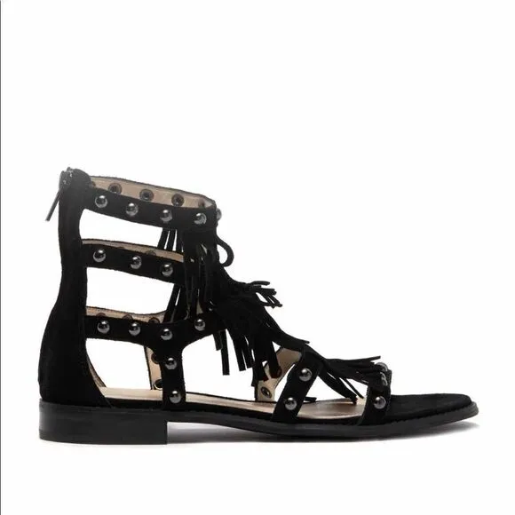 Pelle Moda Helen Studded Gladiator Sandals