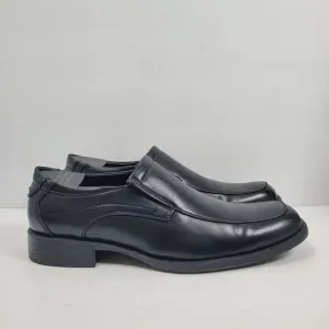 Perry Ellis Portfolio Pete Men's Black Leather Slip-On Loafers Shoes US Size 12