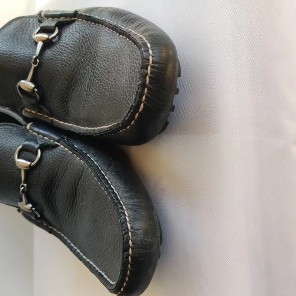 Peter Millar Black Slip-On Loafers with Classic Design
