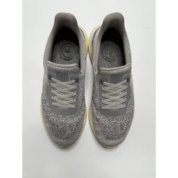 Peter Millar Hyperlight Apollo Shoes Men’s Knit Slip On Sneakers Gray Size 9