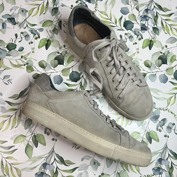 Peter Millar Hyperlight Drift Knit Gray Sneakers 11
