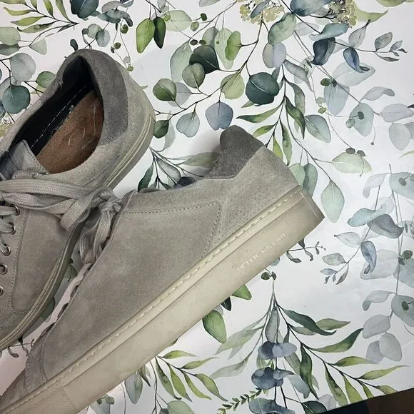 Peter Millar Hyperlight Drift Knit Gray Sneakers 11