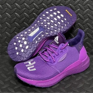 Pharrell X Adidas Solar HU PRD Glide Purple Sneakers Mens Size 5 Womens Size‎ 6