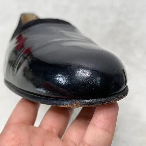 Pierre Cardin Men’s Black Patent Leather Loafers Size 9.5
