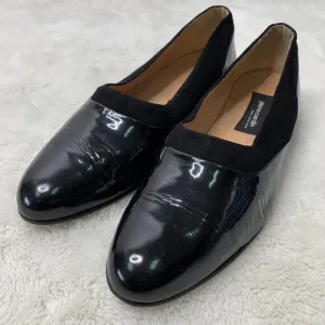 Pierre Cardin Men’s Black Patent Leather Loafers Size 9.5