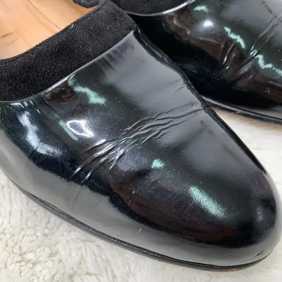 Pierre Cardin Men’s Black Patent Leather Loafers Size 9.5
