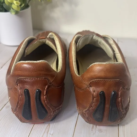 Pikolinos Men's Leather Fuencarral Brown Slip On Loafers Moccasins US 9.5 EU 43