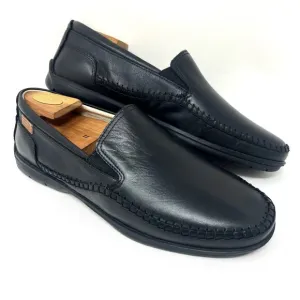 Pikolinos Men’s Marbella Slip On Loafer Sz 42 EU 8.5 US Black Leather EUC $180
