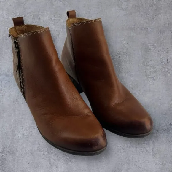 PIKOLINOS ROTTERDAM Ankle Boots with Side Zip Sz: 39