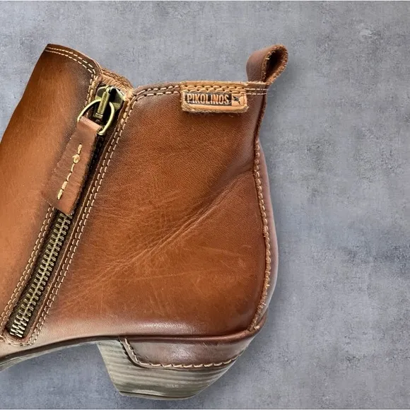 PIKOLINOS ROTTERDAM Ankle Boots with Side Zip Sz: 39