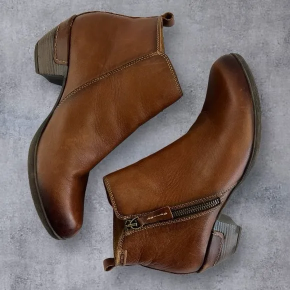 PIKOLINOS ROTTERDAM Ankle Boots with Side Zip Sz: 39