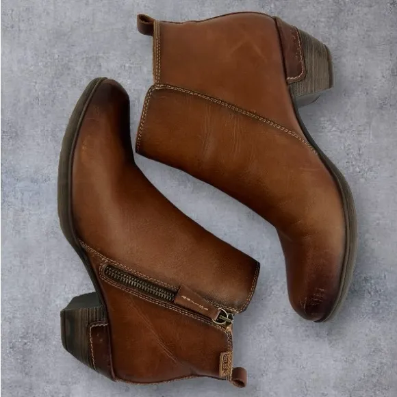 PIKOLINOS ROTTERDAM Ankle Boots with Side Zip Sz: 39