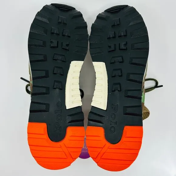 Polo Ralph Lauren Men's Trackster 200II Camo Knit Casual Sneakers Size 12