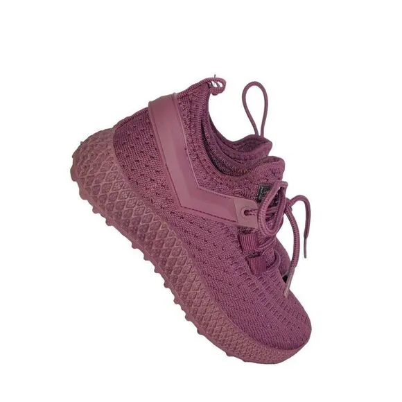 Pony Girls Tempo Knit Running Sneakers PP2 Shoes Purple Size 11 NEW