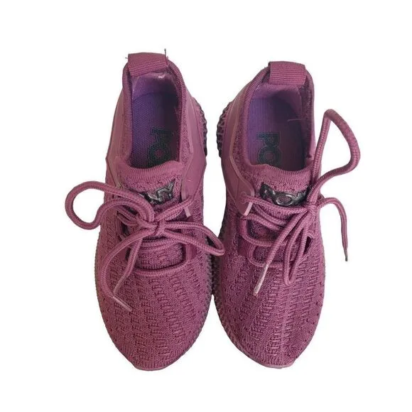 Pony Girls Tempo Knit Running Sneakers PP2 Shoes Purple Size 11 NEW